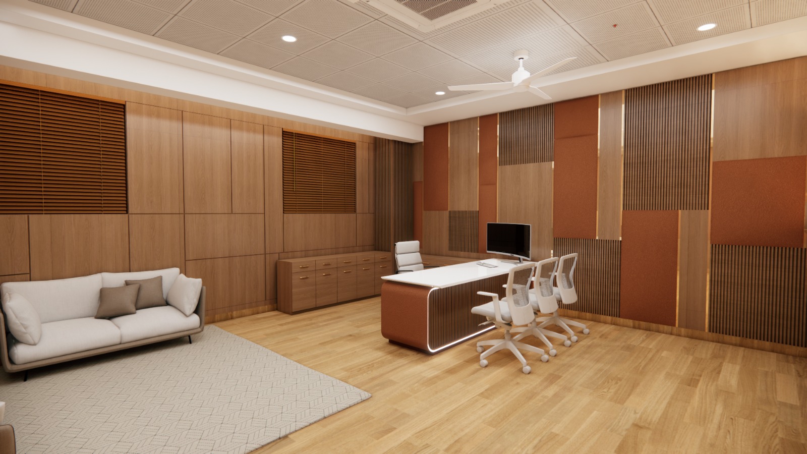 SNBP University modern faculty office and counselling room
